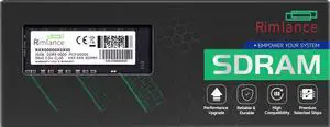 Rimlance 4GB (1X4GB) 1.5V DDR3 1600MHZ PC3-12800 UDIMM 1RX8