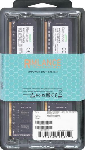 RIMLANCE 16GB(2x8GB) RAM Replacement for CT2K102464BD160B DDR3L-1600 (PC3L-12800) 1.35V 2Rx8 Desktop Memory Model Kit
