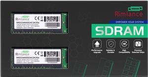 RIMLANCE 256GB(2X128GB) DDR4 2933MHz PC4-23400 2S2RX4 1.2V 288-PIN ECC Registered RDIMM Server Memory KIT