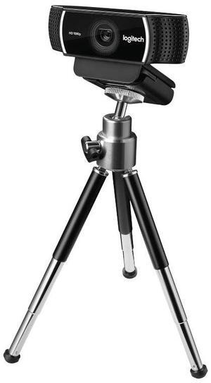 Logitech C922 Pro Stream Webcam 1080P Camera for HD Video Streaming & Recording 720P at 60Fps with Tripod Included