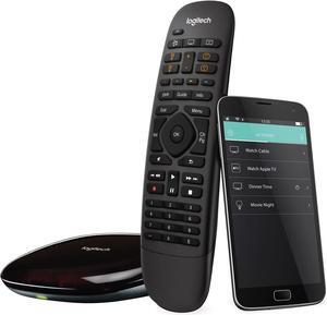logitech Harmony Companion All In One Remote Control for Smart Home and Entertainment Devices (Black) (Renewed)
