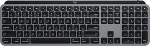 Logitech - MX Keys Wireless Membrane Keyboard for Mac with Smart Illumination - Space Gray