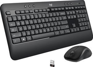 Logitech MK540 Advanced Wireless Keyboard and Wireless M310 Mouse Combo -- Full Size Keyboard and Mouse, Long Battery Life, Caps Lock Indicator Light, Hot Keys, Secure 2.4GHz Connectivity (MK540)