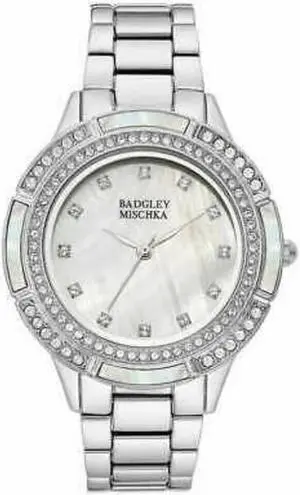 Badgley Mischka Women's Swarovski Crystals Accented Watch BA/1413MPSV