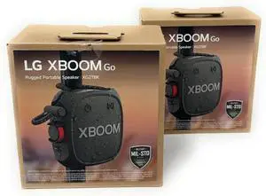 LG XBOOM Go XG2T Portable Bluetooth Speaker 2-pack IP67 Water and Dust Protection