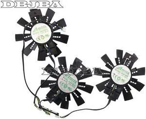 3PCS/SET COOLING Fan For ZOTAC GTX980Ti AMP 980Ti/TITANX ARCTICSTORM GA92S2U