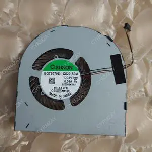 DBTLAP Laptop CPU GPU Cooling Fan Cooler Radiator for DELL Precsion 7550 M7550 EG75070S1-C520-S9A DC5V 0.54A