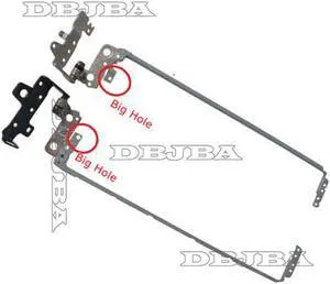 DBTLAP LCD Screen Hinges Parts for HP 15-BD 250 G5, 255 G5, 256 G5 Laptop L & R Set