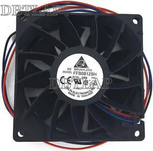 Laptop CPU Fan for Arrive ffb0812sh 12v 0.6a Dual Ball Bearing Fan 8025 8CM 8080 25MM Ventilation Cooling Fan 3PIN CPU Cooler Fan heatsink