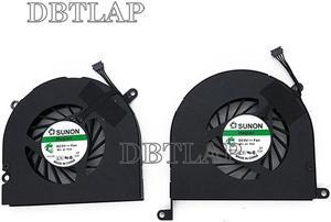 Laptop CPU Fan for A1297 MC226 MC227 17" Left & Right CPU + GPU Cooling Fan 661-5044 661-5043 MG45070V1-Q020-S99 KSB0605HC 8L99