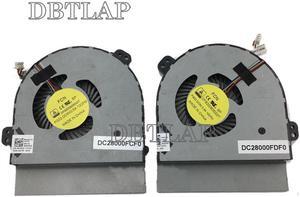 Laptop CPU Cooler Fan for DELL Alienware M15X 2015 Series DFS200805000T 0.5A FG22 FH23 DC28000FCF0 DP/N 09F65X Fan