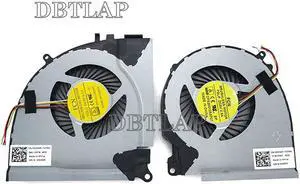 2pcs CPU Fan For DELL Ins15P-1548 7000 7557 7559 0RJX6N 04X5CY L+R Laptop Fan