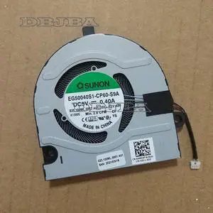 Laptop Cooling Fan for DELL Inspiron 13 Pro 5310 Vostro 5310 EG50040S1-CP60-S9A DC5V 0.40A 4Pin 023.100ML.0001. A01 0HM04F