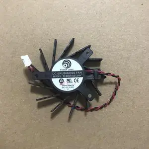 Laptop CPU Fan for ATI HD5550 HD5570 HD5670 V4800 Graphics Card Cooling Fan Power Logic PLB05710S12HH 50mm 27mmx35mmx35mm 12V 0.30A 2Wire