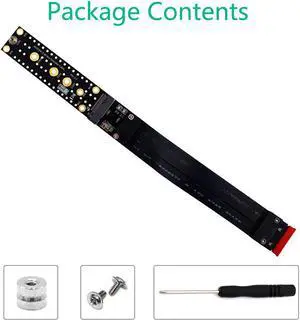 Riser Cable M.2 NVMe SSD Extension Cable Solid Drive Riser Card NGFF M.2 to KEY-M M2 Extender PCIe 3.0 X4 Full Speed Riser Cable