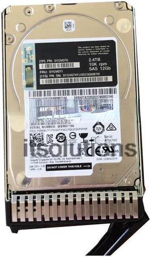 For IBM Lenovo 01GV070 01GV071 2.4TB 10K 12GB SAS 2.5 G3HS M5 X6 HDD
