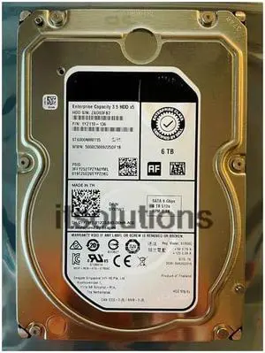 For DELL YXTWT 6TB SATA 6GB 3.5" 7.2K 512e HDD ST6000NM0115
