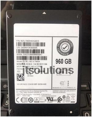 For DELL 960G SAS SSD PN:0R1ND2 MZ-ILT960A SSD R730 R740