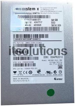 For IBM 50G SSD 2.5 SATA SSD 43W7717 43W7714 42C0528