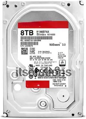 For WD/West Data WD80EFBX 8T Red Disk Plus network storage NAS hard disk 8tb vertical
