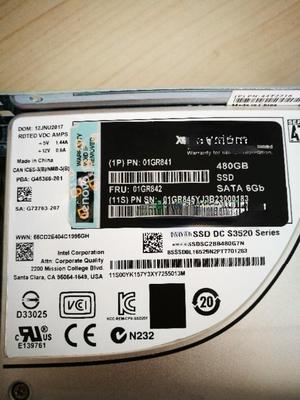 For Lenovo X3650 M5 SR650 SR550 Hard Disk 01GR841 01GR842 480G SATA 6GB