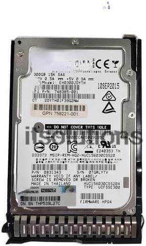 For HP 785103-B21 785409-001 748385-003 600G 15K SAS 2.5" hard drive