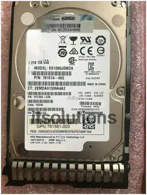 For HP1.2T 6GB SAS 10K 2.5 inch 718160-B21 718291-001 server hard drive
