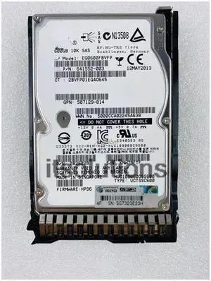 For HP 652583-B21 2.5 600GB SAS 10K 653957-001 server hard drive