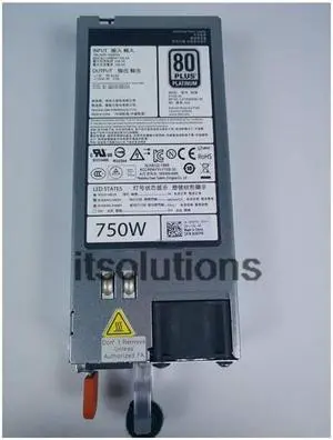 For Dell R720 R620 750W Server Power Supply 79RDR 5NF18 6W2PW