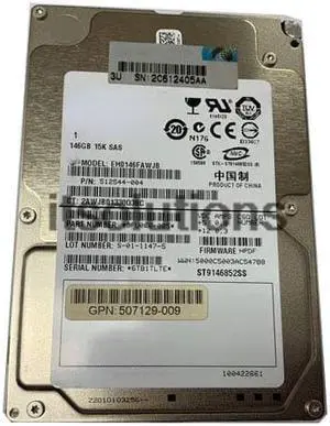For HP G6G7 server hard drive146G 15K 2.5 SAS 507129-009 512744-001