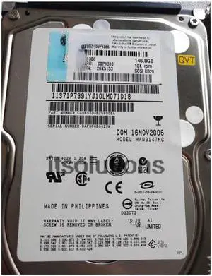 For IBM 146GB 10K 3.5 U320 SCSI X-Series 90P1306 90P1310