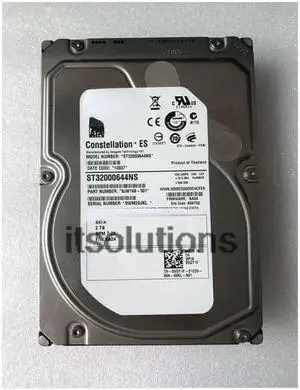 For DELL ST32000644NS 0VGY1F 2T 7.2K 3.5 SATA 64M server hard drive