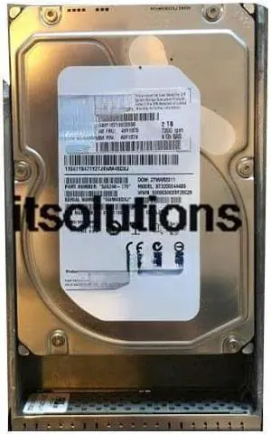 For IBM DS3500 DS3512 49Y1871 49Y1875 49Y1874 2T SAS 7.2K 6G 3.5