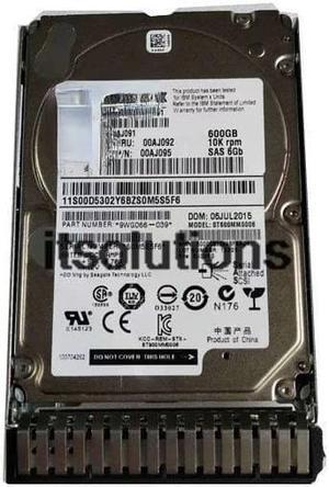 For IBM X3550 X3650 M5 server hard drive600GB 10K 2.5 6G SAS 00AJ092