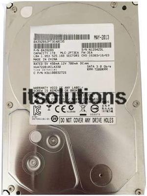 For inspur Hitachi HGST HUA722010CLA330 7.2K 0A39289 1T SATA server hard drive