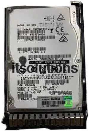 For HP 900G 10K SAS 2.5 6G server hard drive 653971-001 719429-001 G8 G9