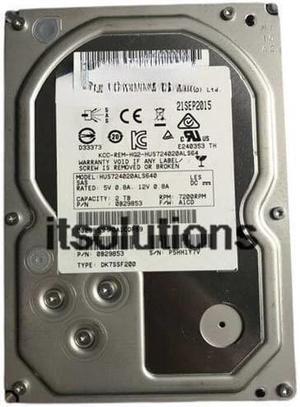 For HUS724020ALS640 2T hard disk SAS 3.5 inch 7.2K inspur V03J808150U0202F