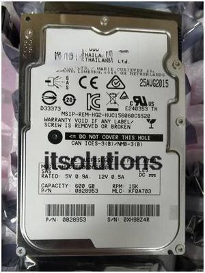 For HGST / Hitachi HUC156060CSS200 0B28953 600G 15K SAS 2.5 12Gb hard drive
