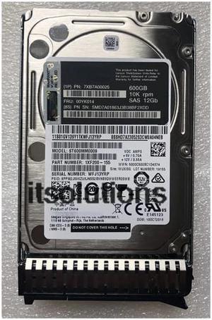 For Lenovo 00YK014 600G SAS 12Gb SR530 SR550 SR630 hard disk 7XB7A00025
