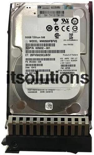For HP 508009-001 507610-B21500G/7.2K/SAS 2.5