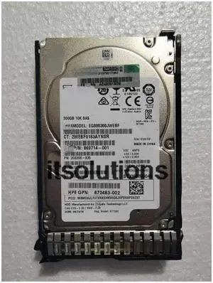 For HP 872475-B21 872735-001 300G 2.5 10K 12G G9 server hard drive
