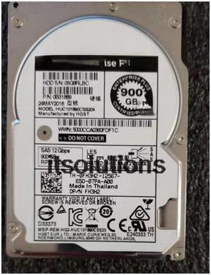For DELL 0FH3H2 FH3H2 HUC101890CSS204 Combe Hard Disk 900G 10K SAS 12GB