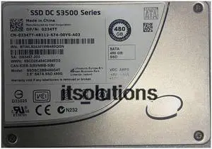 For DELL 0334TT 480G SSD S3500 2.5 6G SATA HDD SSDSC2BB480G4T
