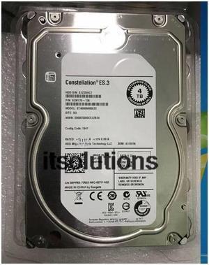 For DELL 4T 3.5 inch SATA 128M ST4000NM0033 P/N 9ZM170-136 hard disk