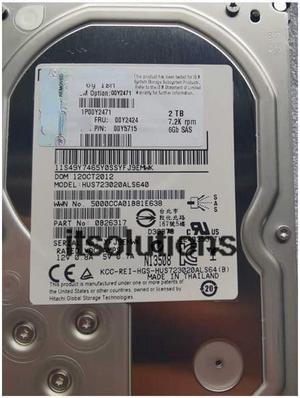 For IBM 00Y2424 81Y3912 00Y2471 2T 7.2K SAS 3.5 V3500 V3700 Hard Disk