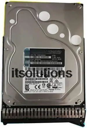 For Lenovo 00YK039 2T SATA 7.2K 12G SR550 SR650 HDD 7XB7A00050