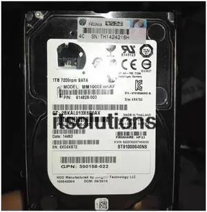 For HP 1T SATA 7.2K 2.5 G6 G7 HDD 625609-B21 626162-001