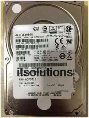 For Lenovo 00FC613 00LA869 600G 10K SAS 2.5 server hard drive SR650 SR530