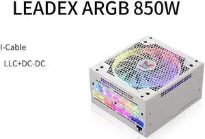 For Super Flower Brand 80plus Gold Full Modular Game Mute Power Supply 850W Power Supply LEADEX ARGB 850W