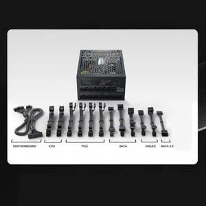 For Seasonic Full Modular 80plus Titanium Zero Noise Without Fan 500W Power Supply PRIME Fanless PX-500